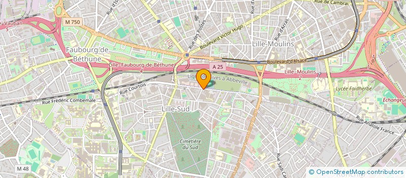 localisation de l'entreprise CHAM FD à LILLE