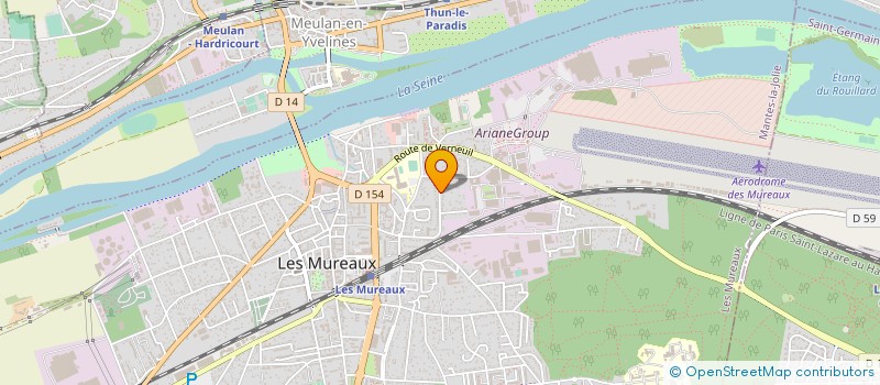 localisation de l'entreprise CHAM IMMO à LES MUREAUX