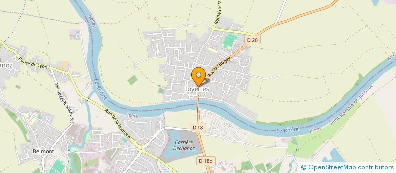 localisation de l'entreprise CHAM'INVEST  LOYETTES