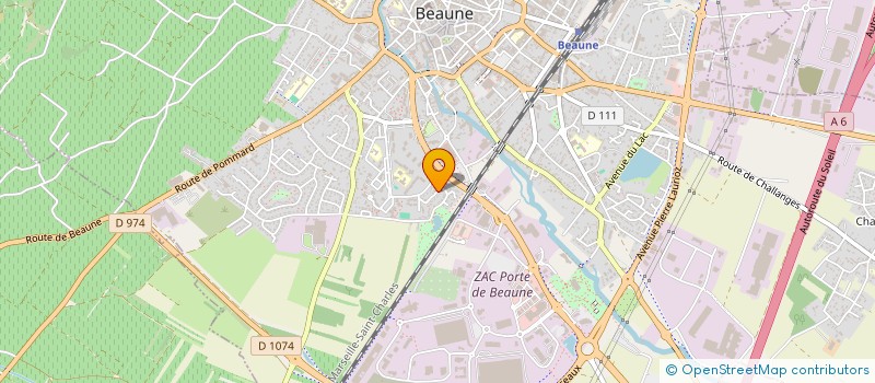 localisation de l'entreprise CHAM'INVEST FRANCE à BEAUNE