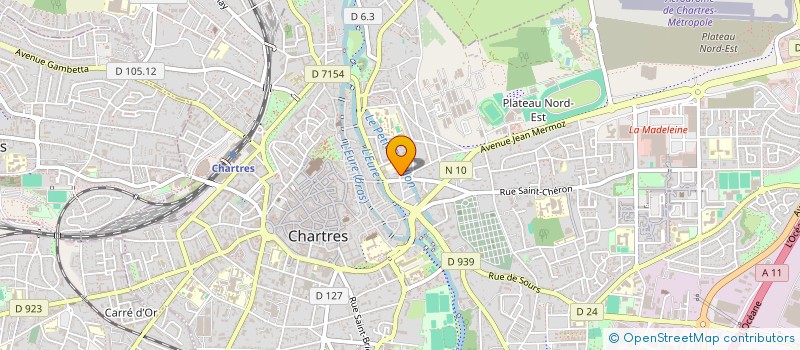 localisation de l'entreprise CHAM -LOT à CHARTRES