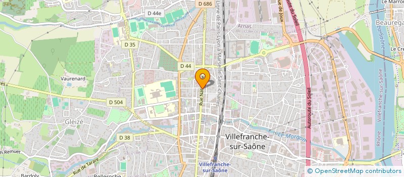 localisation de l'entreprise CHAM'PRIMEURS à VILLEFRANCHE-SUR-SAONE