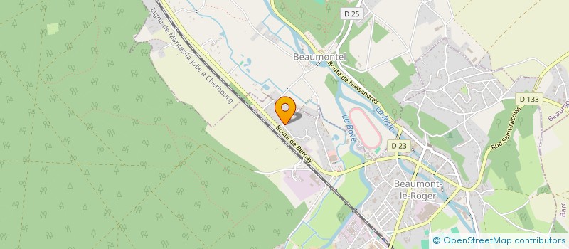 localisation de l'entreprise CHAM PRODUCTION  GROSLEY-SUR-RISLE