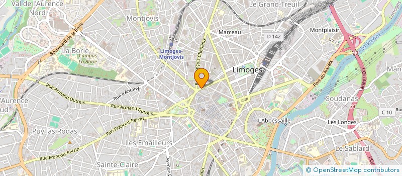 localisation de l'entreprise CHAM SYND AGENTS GENERAUX ASSURANCES à LIMOGES
