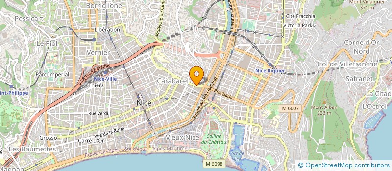 localisation de l'entreprise CHAM SYND MAIT TAIL COUT à NICE