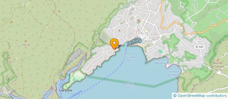 localisation de l'entreprise CHAMA à CASSIS