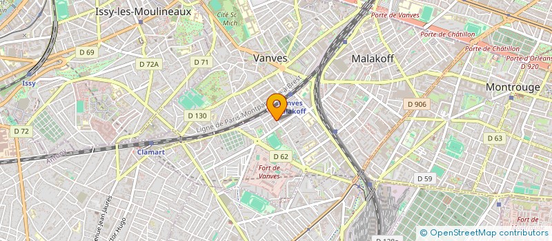 localisation de l'entreprise CHAMA AVENIR DE DJOMANI  MALAKOFF