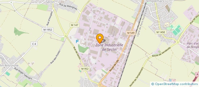 localisation de l'entreprise CHAMACA à SECLIN