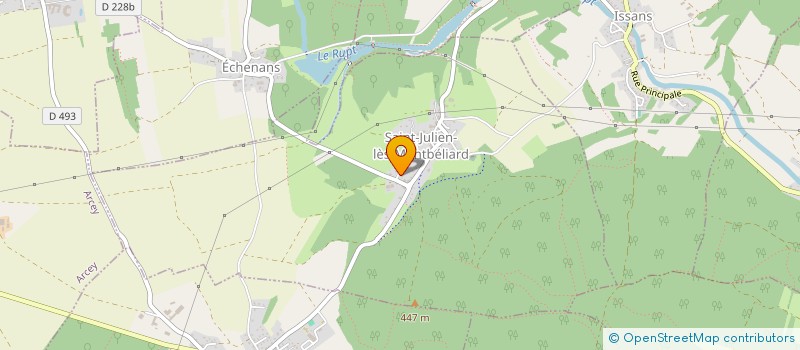 localisation de l'entreprise CHAMACE  SAINT-JULIEN-LES-MONTBELIARD