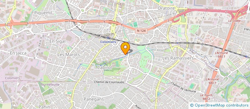 localisation de l'entreprise CHAMACOS à COLOMIERS