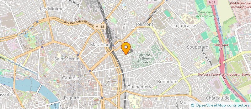 localisation de l'entreprise CHAMADA à TOULOUSE