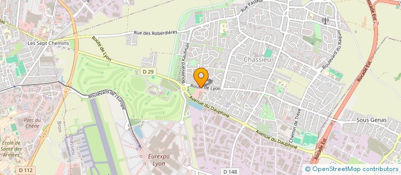 localisation de l'entreprise CHAMAFFI à CHASSIEU