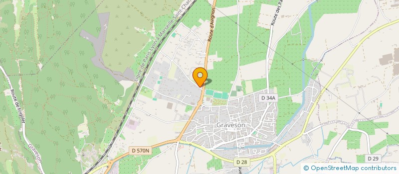 localisation de l'entreprise CHAMAG  GRAVESON