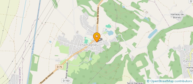 localisation de l'entreprise CHAMAGNIEU PLONGEE  CHAMAGNIEU