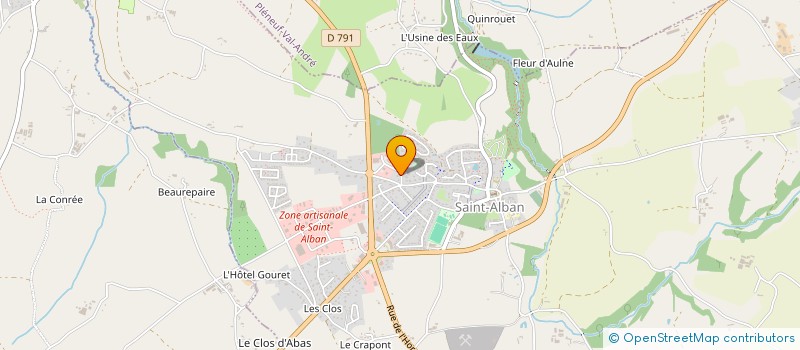 localisation de l'entreprise CHAMAILLARD à SAINT-ALBAN