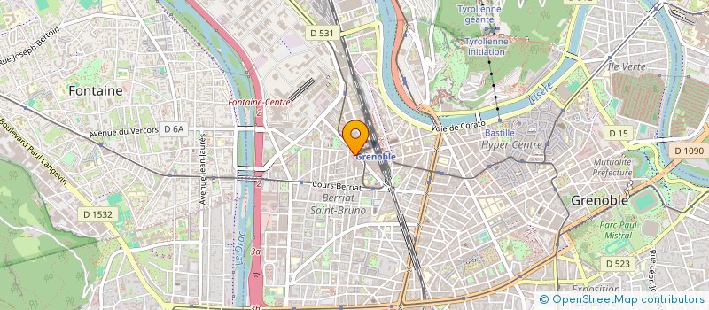 localisation de l'entreprise CHAMAILLERIES  GRENOBLE