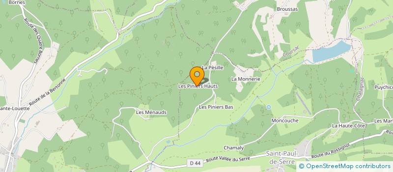 localisation de l'entreprise CHAMAKALI  SANILHAC