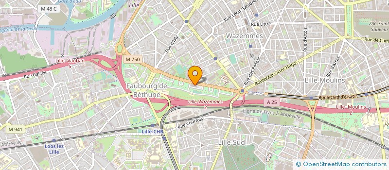localisation de l'entreprise CHAMAL à LILLE