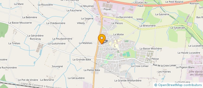 localisation de l'entreprise CHAMAL  ETRELLES