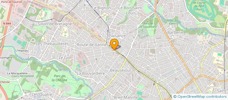 localisation de l'entreprise CHAMALIE à SAINT-HERBLAIN