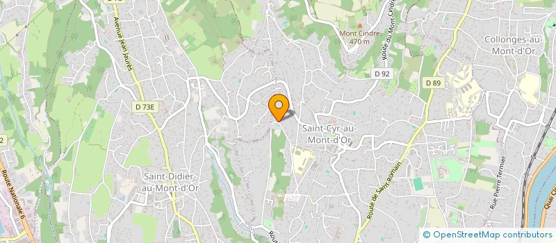 localisation de l'entreprise CHAMALIEN  SAINT CYR AU MONT D'OR