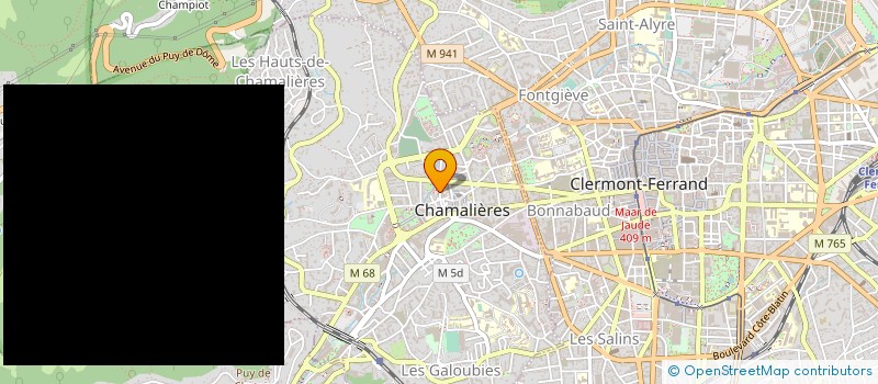 localisation de l'entreprise CHAMALIERES EN COMMUN à CHAMALIERES