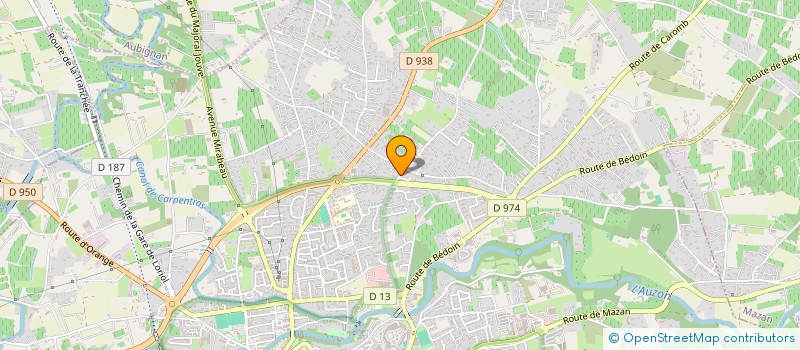 localisation de l'entreprise CHAMALLO  CARPENTRAS