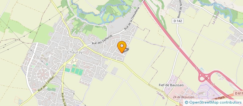 localisation de l'entreprise CHAMALLOUIS  CHAURAY