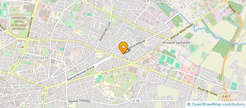 localisation de l'entreprise CHAMALLOW à PAU