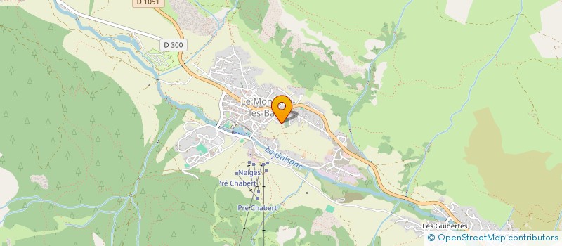 localisation de l'entreprise CHAMALO à LE MONETIER-LES-BAINS