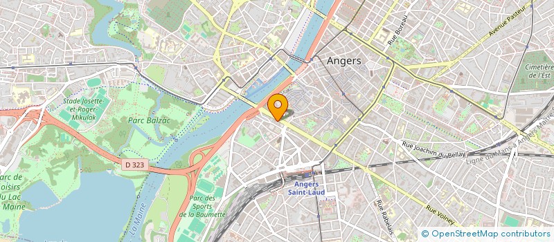 localisation de l'entreprise CHAMALO à ANGERS