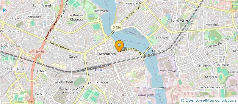 localisation de l'entreprise CHAMALO  LORIENT