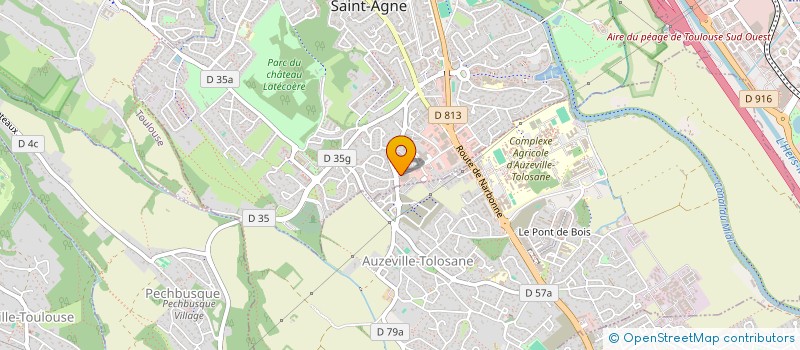 localisation de l'entreprise CHAMALO  RAMONVILLE-SAINT-AGNE