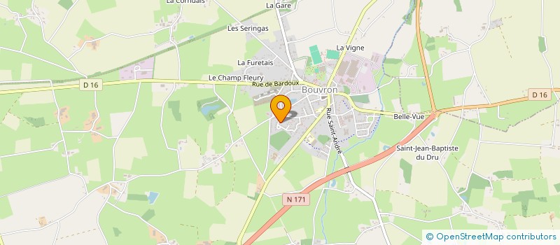 localisation de l'entreprise CHAMALOU  BOUVRON