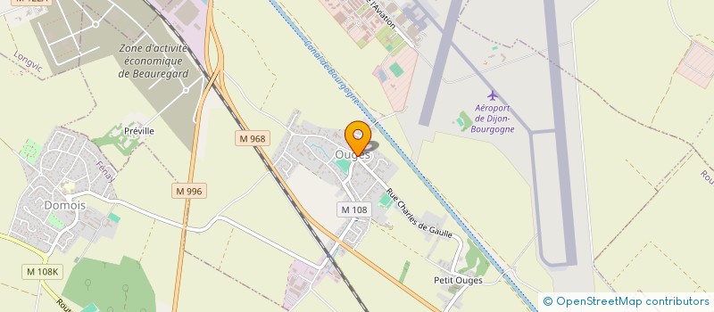 localisation de l'entreprise CHAMALOX  OUGES