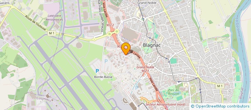 localisation de l'entreprise CHAMAMA  BLAGNAC