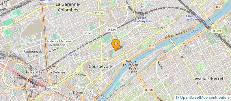 localisation de l'entreprise CHAMAMATHO à COURBEVOIE