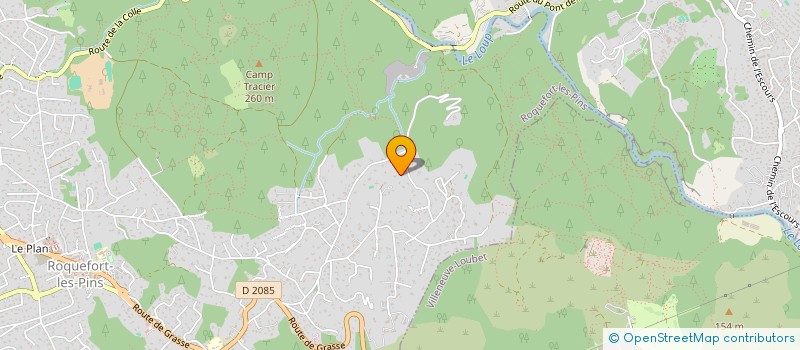 localisation de l'entreprise CHAMAN  ROQUEFORT-LES-PINS