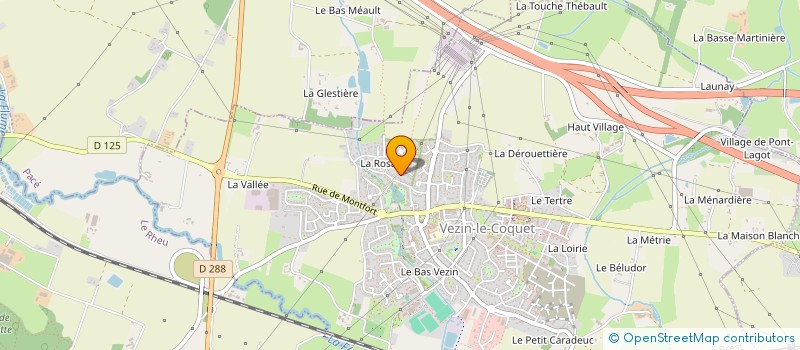 localisation de l'entreprise CHAMAN  VEZIN-LE-COQUET
