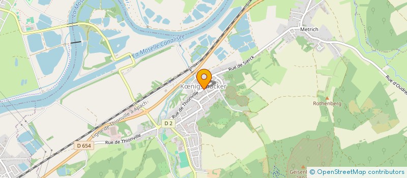 localisation de l'entreprise CHAMAN SARL  KNIGSMACKER