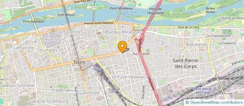 localisation de l'entreprise CHAMANUE  TOURS