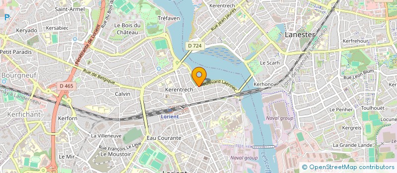 localisation de l'entreprise CHAMAPACK  LORIENT