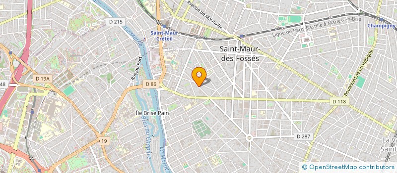 localisation de l'entreprise CHAMAR SCI à SAINT-MAUR-DES-FOSSES