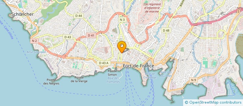 localisation de l'entreprise CHAMARANDE ANTILLES à FORT-DE-FRANCE