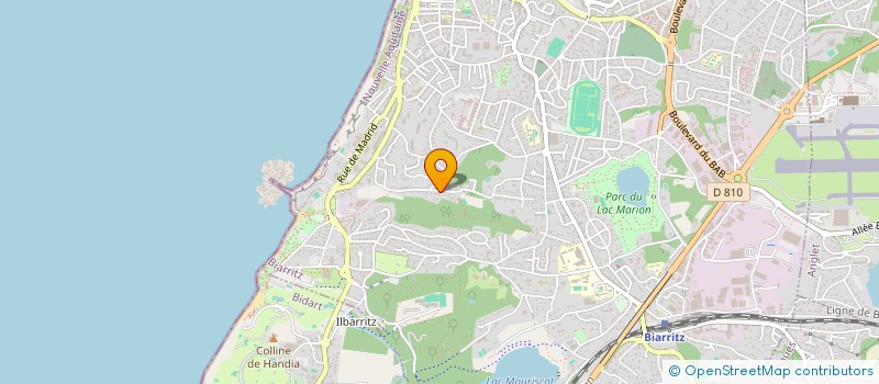 localisation de l'entreprise CHAMARCHA à BIARRITZ