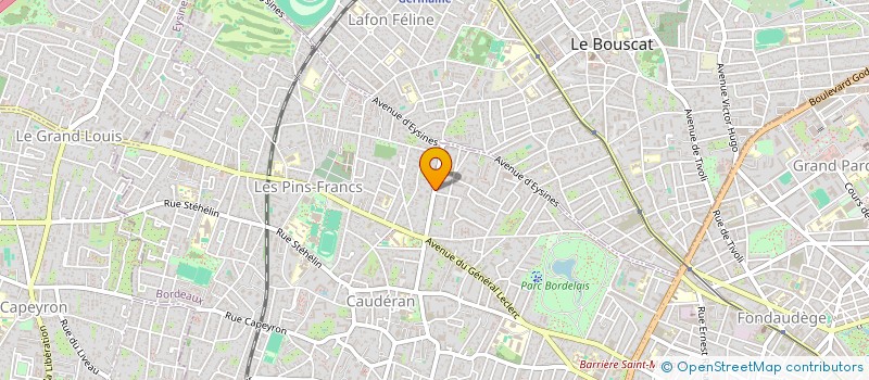 localisation de l'entreprise CHAMARE  BORDEAUX