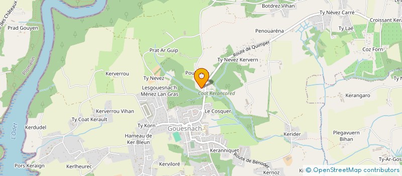 localisation de l'entreprise CHAMAREL  GOUESNACH