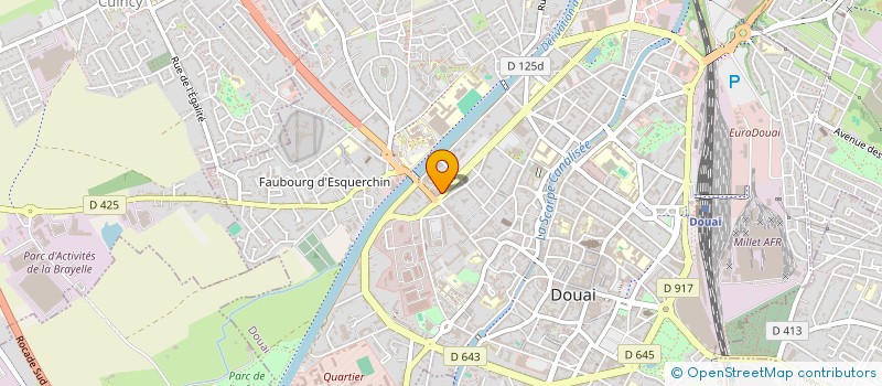 localisation de l'entreprise CHAMAREL à DOUAI