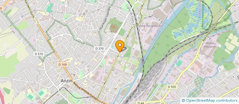 localisation de l'entreprise CHAMAREL  ANZIN