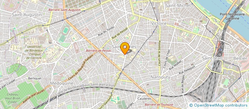 localisation de l'entreprise CHAMARET  BORDEAUX